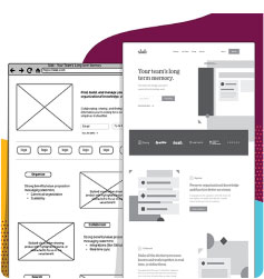 Example of wireframing.